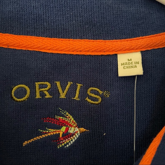 ORVIS blue gingham sweater - Picture 5 of 6
